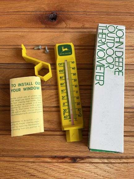John Deere  Thermometer NIB image