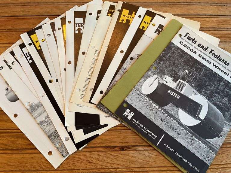 (16) Hyster Roller + Compactor Sales Literature image