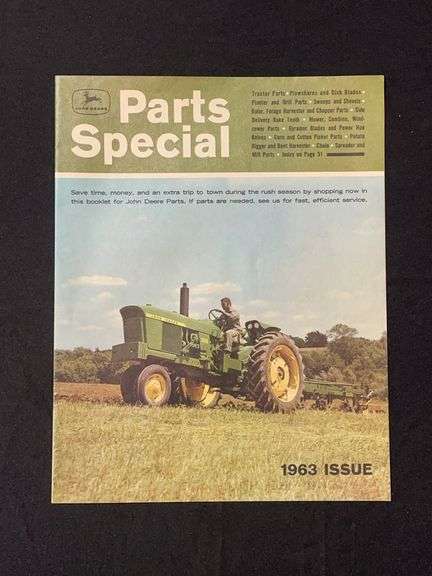 1963 John Deere Parts Special Catalog image