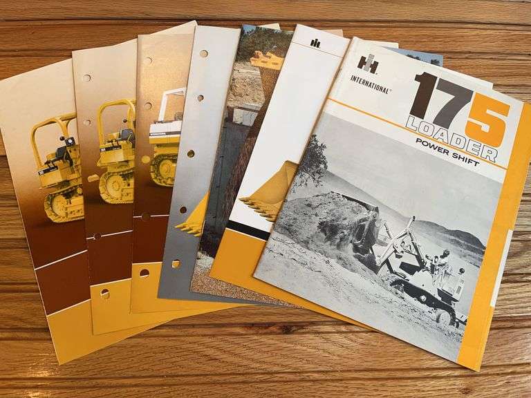 (5) International Crawler Loader Sales Literature image