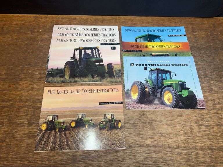 (7) John Deere Tractor Sales Literature image