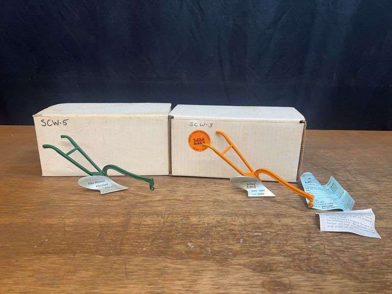 (2) Oliver + MM Walking Plows NIB SC image