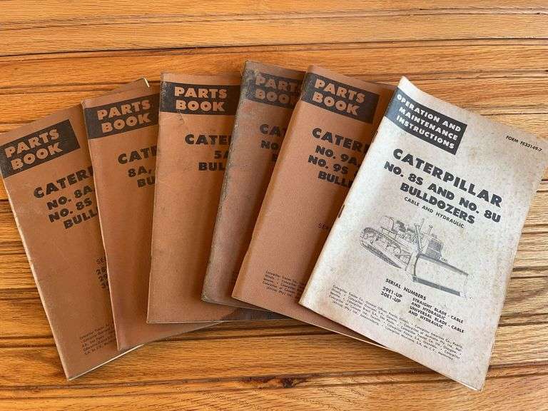 (6) Caterpillar Bulldozer Manuals image