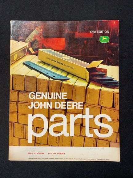 1968 John Deere Genuine Parts Catalog image