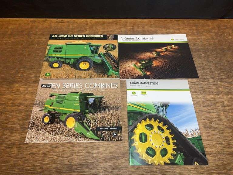 (4) John Deere Combine Sales Literature image