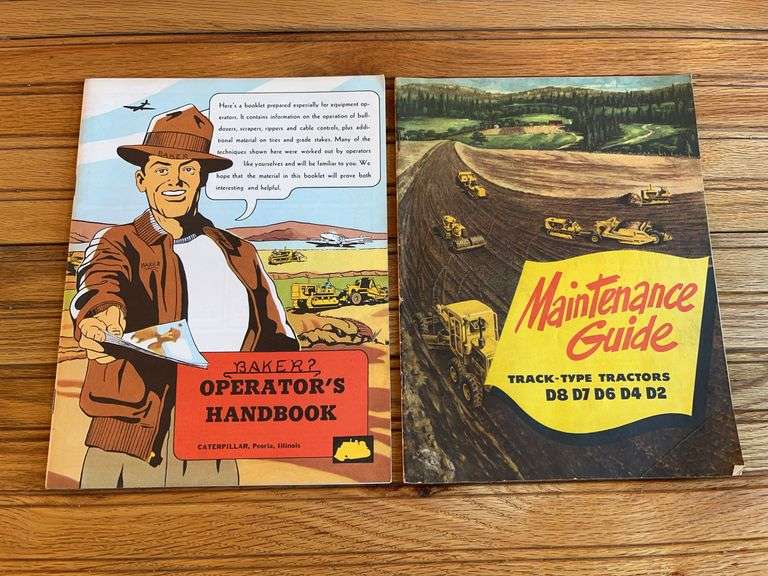 (2) Caterpillar Maintenance Guide + Operator's Handbook image