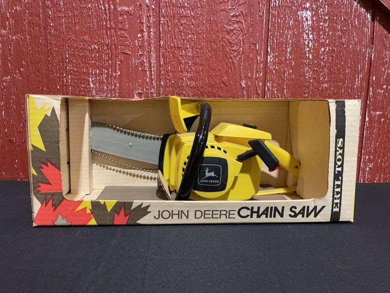 John Deere Toy Chain Saw NIB Ertl image