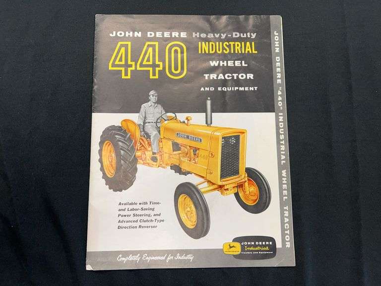 1958 John Deere 440 Industrial Tractor Sales Literature image