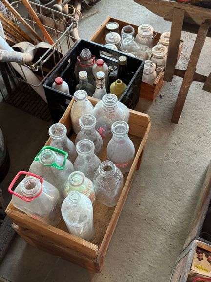 Milk Bottles, Jars, Crates image