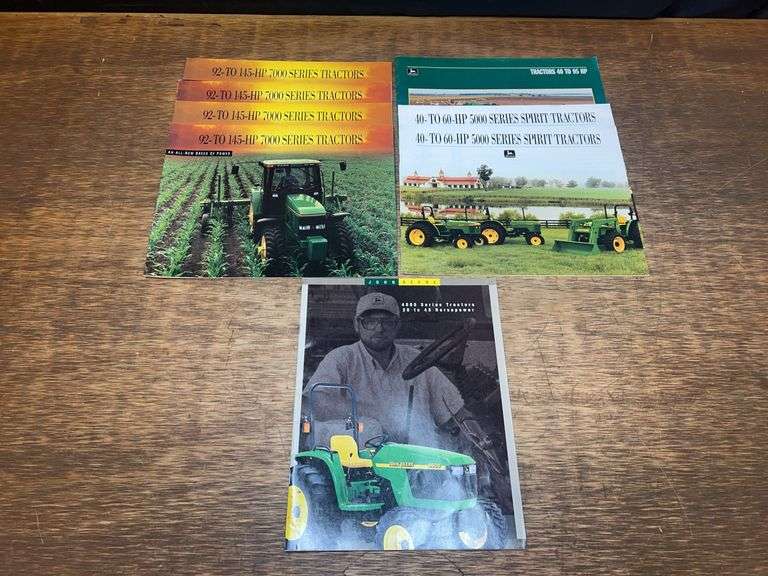 (8) John Deere Tractor Sales Literature image