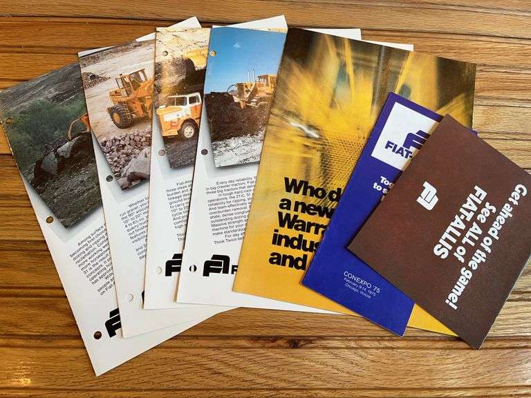 (7) Fiat-Allis Sales Literature image