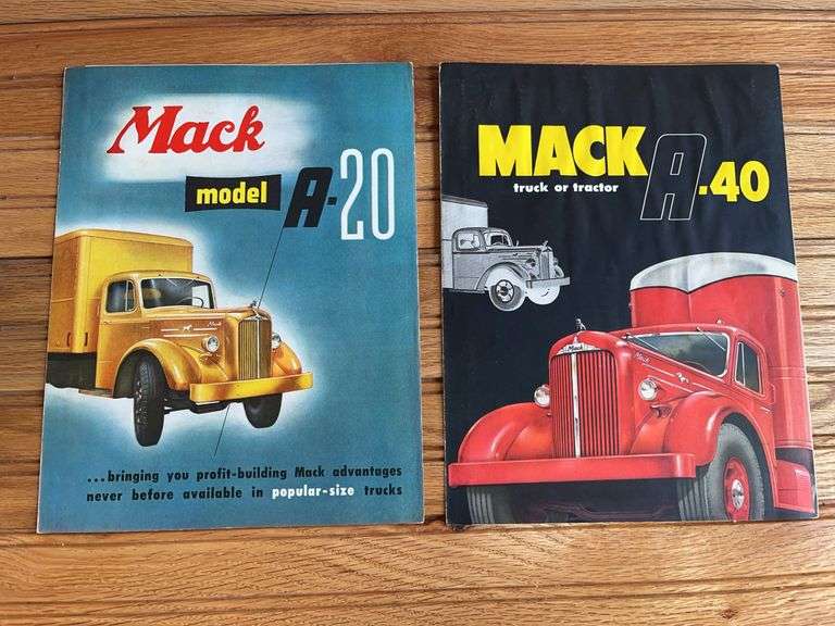 (2) Mack Truck Sales Literature image