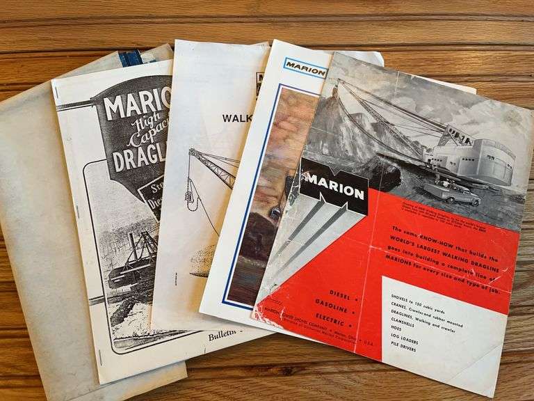 (5) Marion Power Shovel Literature image