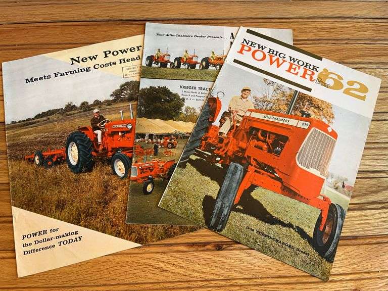 (3) Allis-Chalmers Sales Literature image