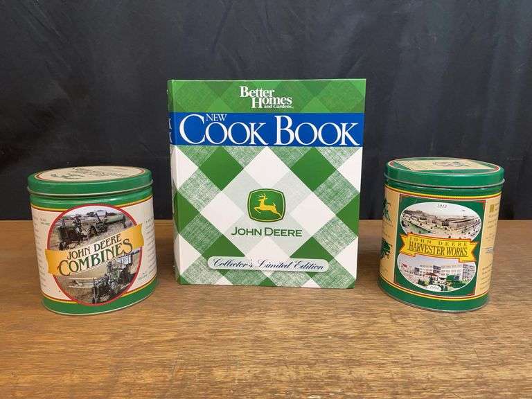 (3) John Deere Cookbook + Tins image
