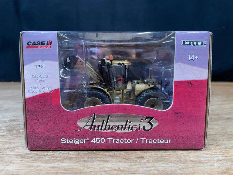 1/64 Case-IH Steiger 450 Authentics Gold NIB Ertl image
