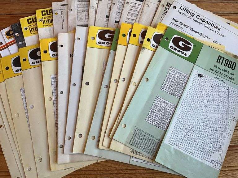 Grove, P&H, Clark Sales Literature image