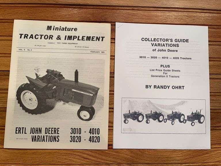 (2) John Deere 3010-4020 Variations Reference image