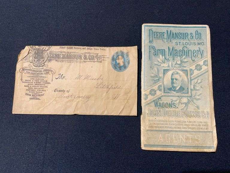 1882 Deere, Mansur, & Co. Farmers Pocket Companion image