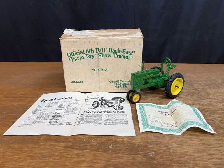 1/16 John Deere H 1988 Back East NIB NB&K image