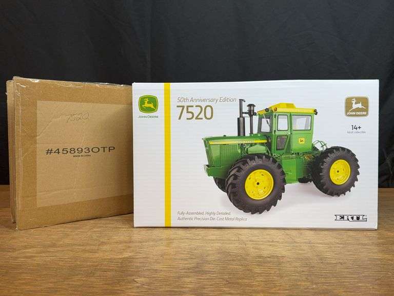 1/16 John Deere 7520 50th Anniversary NIB Ertl image