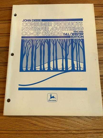 1985-86 John Deere Consumer Products Newspaper Advertising Catalog image