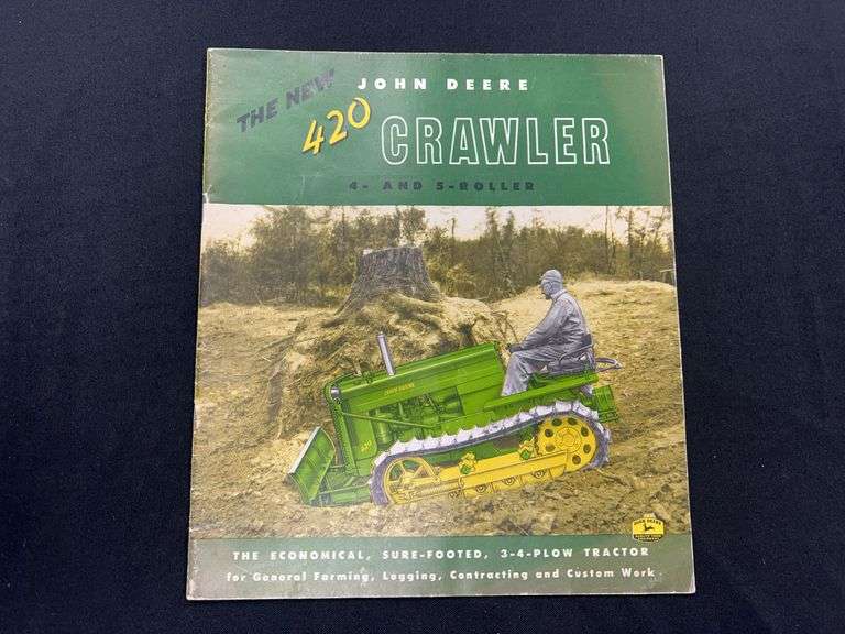 1956 John Deere 420 Crawler Sales Literature image