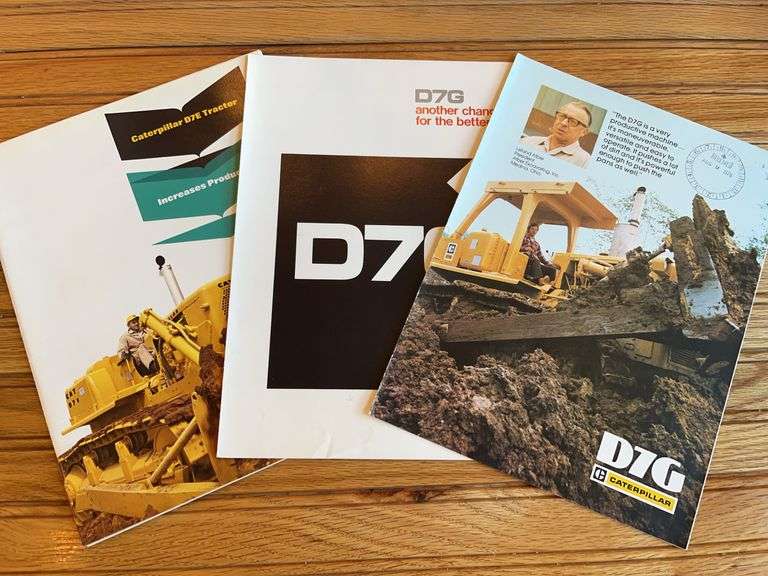 (3) Caterpillar D7 Crawler Sales Literature image