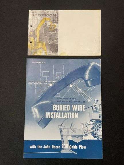 (2) John Deere Industrial Sales Literature image