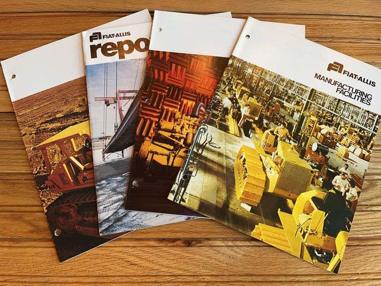 (4) Fiat-Allis Sales Literature image