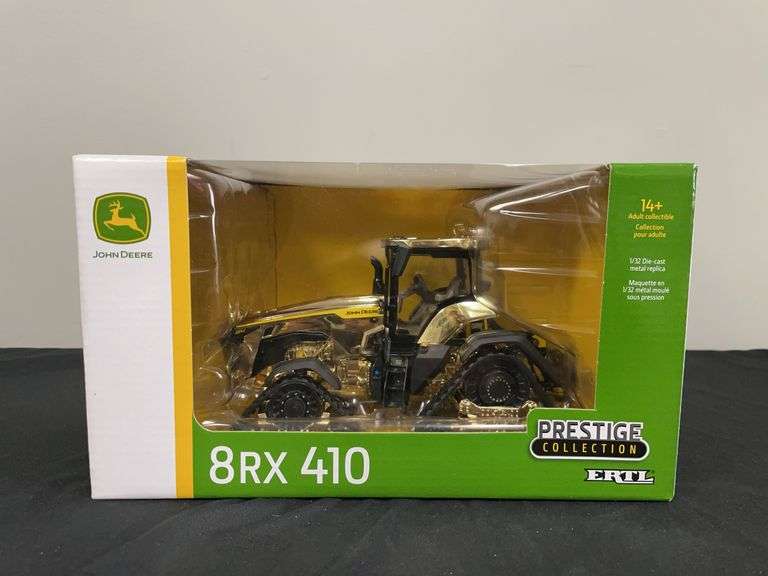 1/64 John Deere 8RX 410 Gold Prestige NIB Ertl image