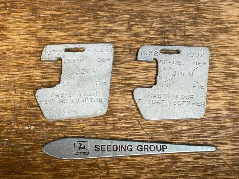 (3) John Deere Weights + Ruler image