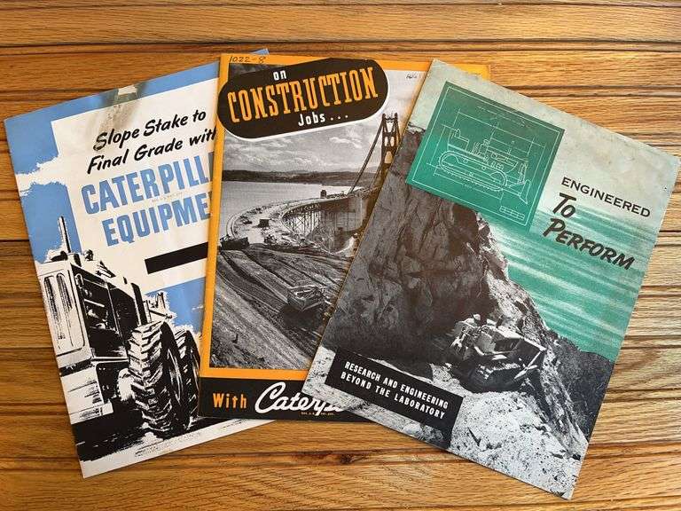 (3) Caterpillar Sales Literature image