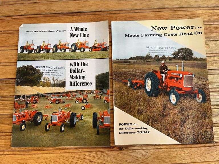(2) Allis Chalmers Sales Literature image