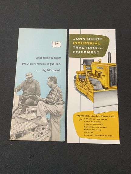 (2) John Deere Industrial Sales Literature image