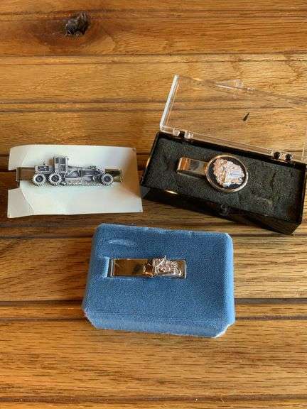 (3) Caterpillar Tie Clips image