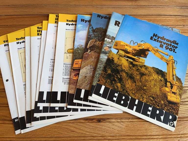 (11) Liebherr Excavator Sales Literature image