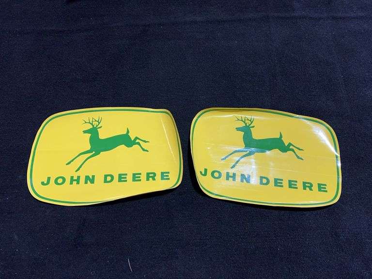 (2) John Deere Decals image