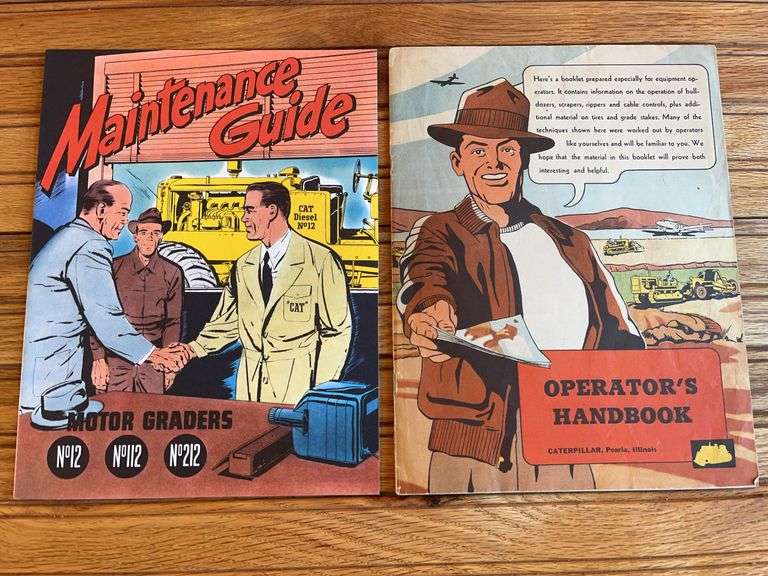 (2) Caterpillar Maintenance Guide + Operator's Handbook image