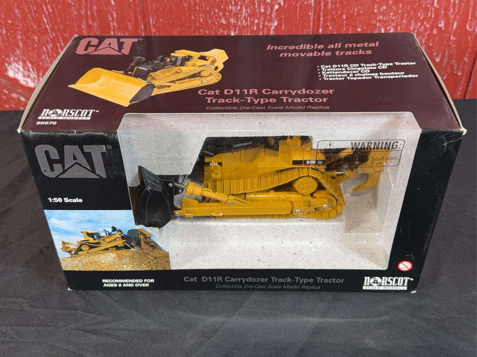 1/50 Caterpillar D11R Crawler NIB Norscot - Aumann Auctions, Inc.