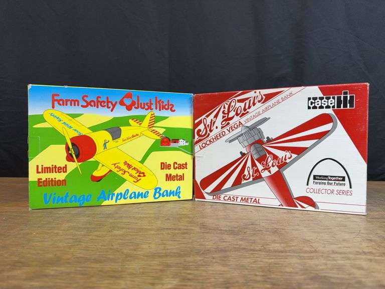(2) Case-IH + Farm Safety Airplanes NIB SC image