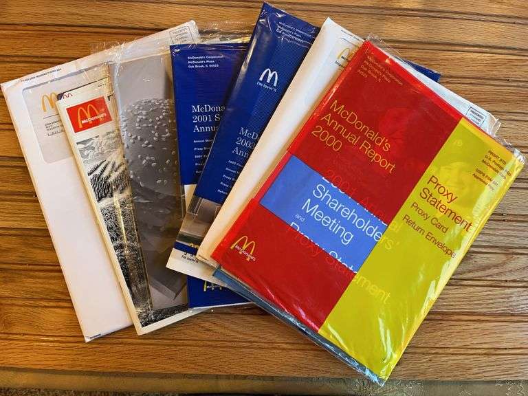 (8) McDonald's Annual Reports image
