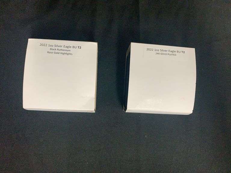 American Silver $1 Eagles (2) Colorized 2022 image