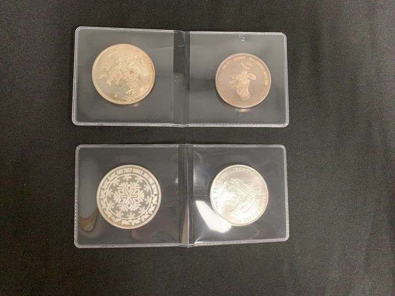 1 Oz Silver Rounds .999 Fine image