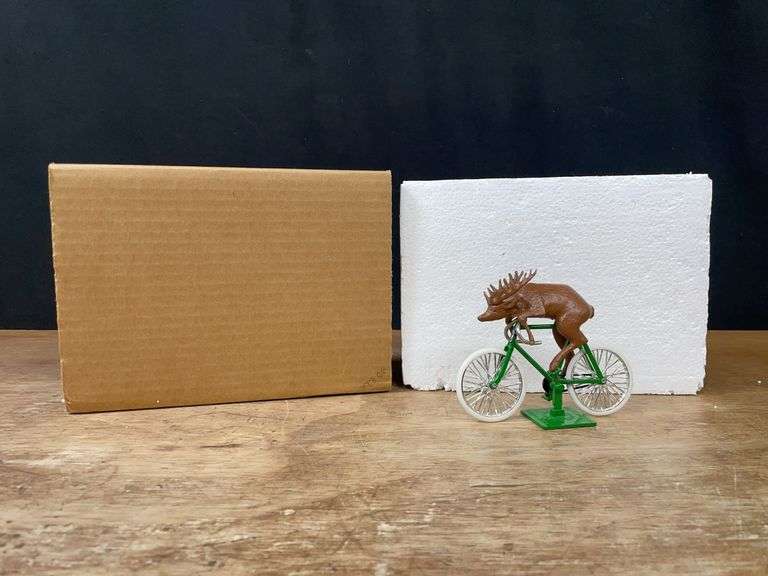 John Deere Deer on Bike 1993 Nashville NIB image