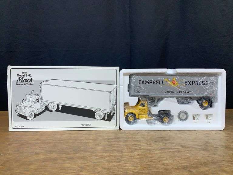 1/34 Campbell Express Mack B-61 Semi NIB 1st Gear image