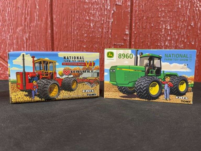 (2) 1/64 John Deere 8960 + Versatile 125 NFTS NIB Ertl image