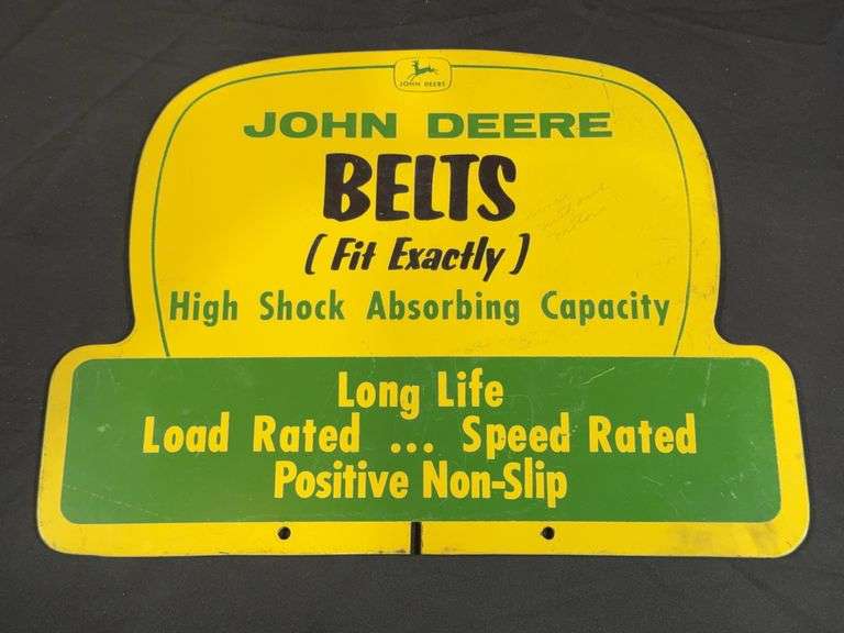 John Deere Belts DS Masonite Sign image