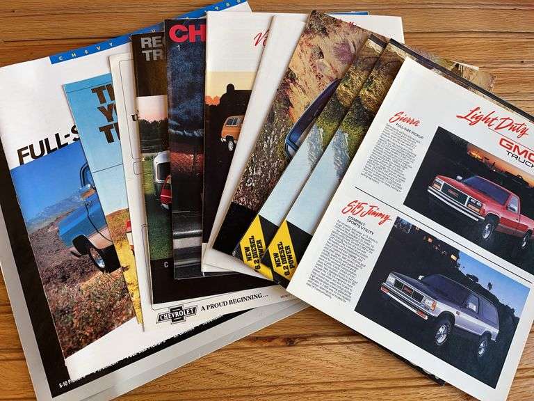 (13) GMC + Chevy Truck Sales Literature image