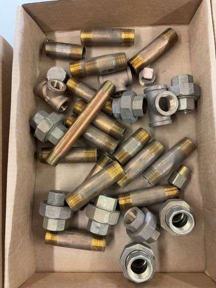 Brass 1” Pipe and Fittings image